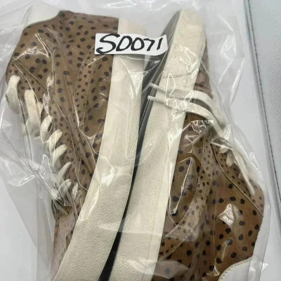 Madewell Unisex Sneakers Womens 8.5M Mens 7M Sidewalk Spot Dot Genuine Calf Hair - Picture 12 of 12